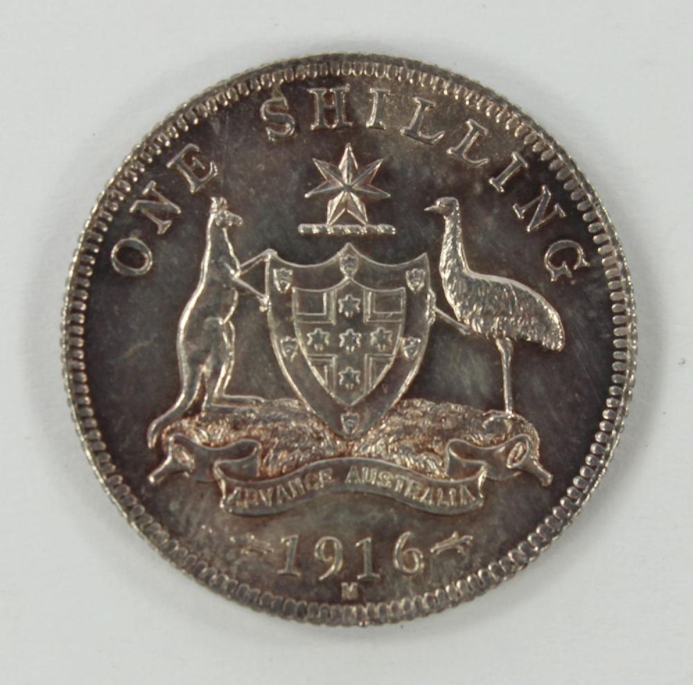 Australia 1916 M Shilling, ... image