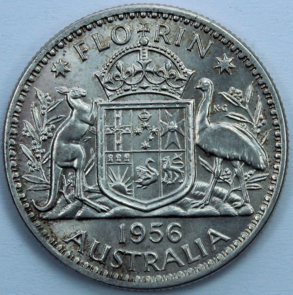 Australia 1956 Florin, Choi... image