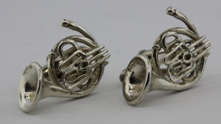 'French Horn' Sterling Silv... image