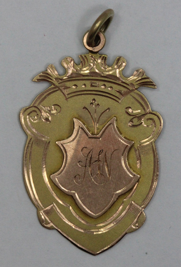 Athletics 9ct Gold Prize Fob image