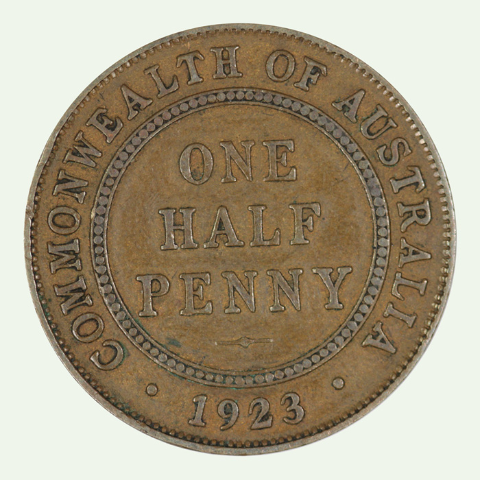 Australia 1923 Halfpenny - ... image