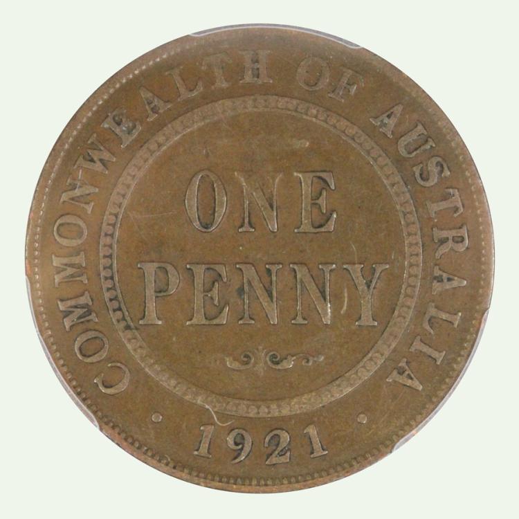 Australia 1921 Penny, Engli... image