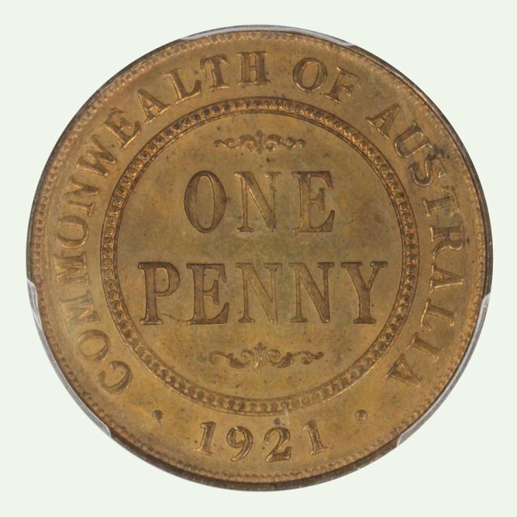 Australia 1921 Penny, India... image