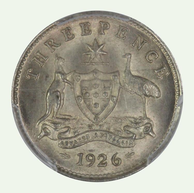 Australia 1926 Threepence image