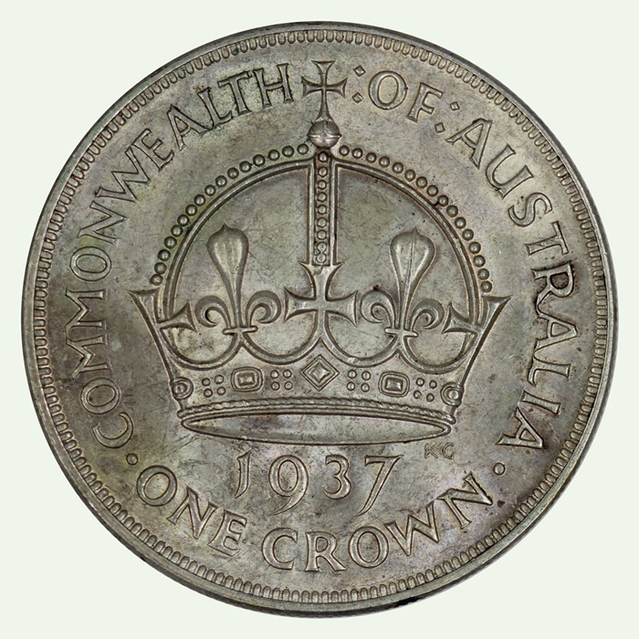 Australian 1937 Crown image