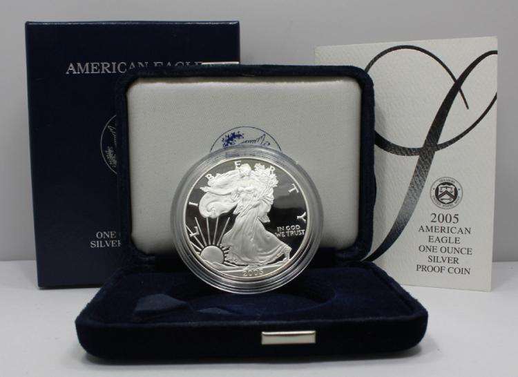 USA 2005 Proof Silver Dollar image