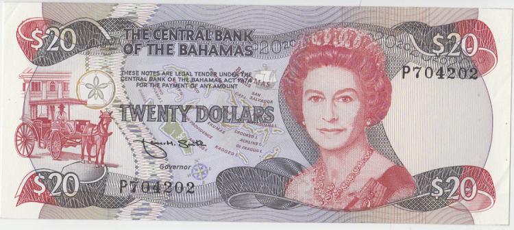 Bahamas 1984 'Smith' $20 image