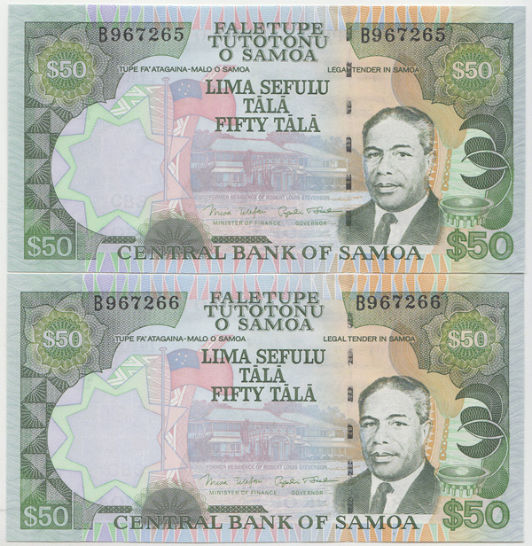 Samoa (2006) $50, Consecuti... image