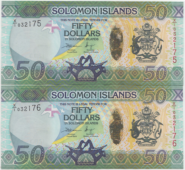 Solomon Islands (2014) $50,... image