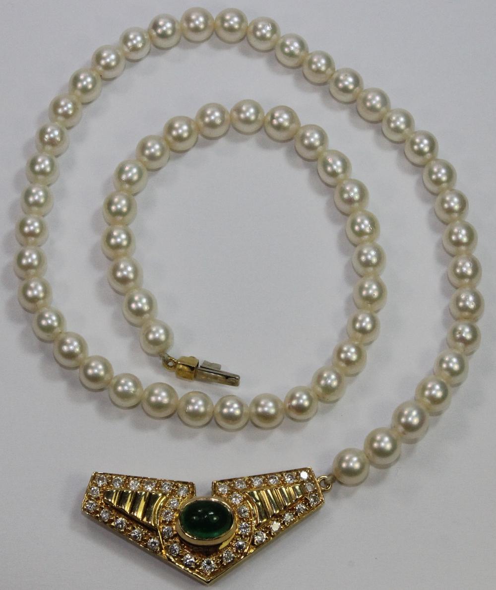 Cultured Pearl Choker with ... image