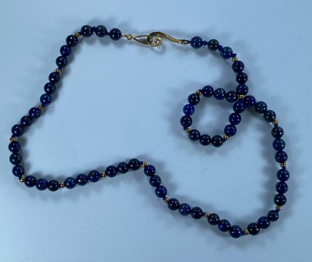 Lapis Lazuli & Gold coloure... image