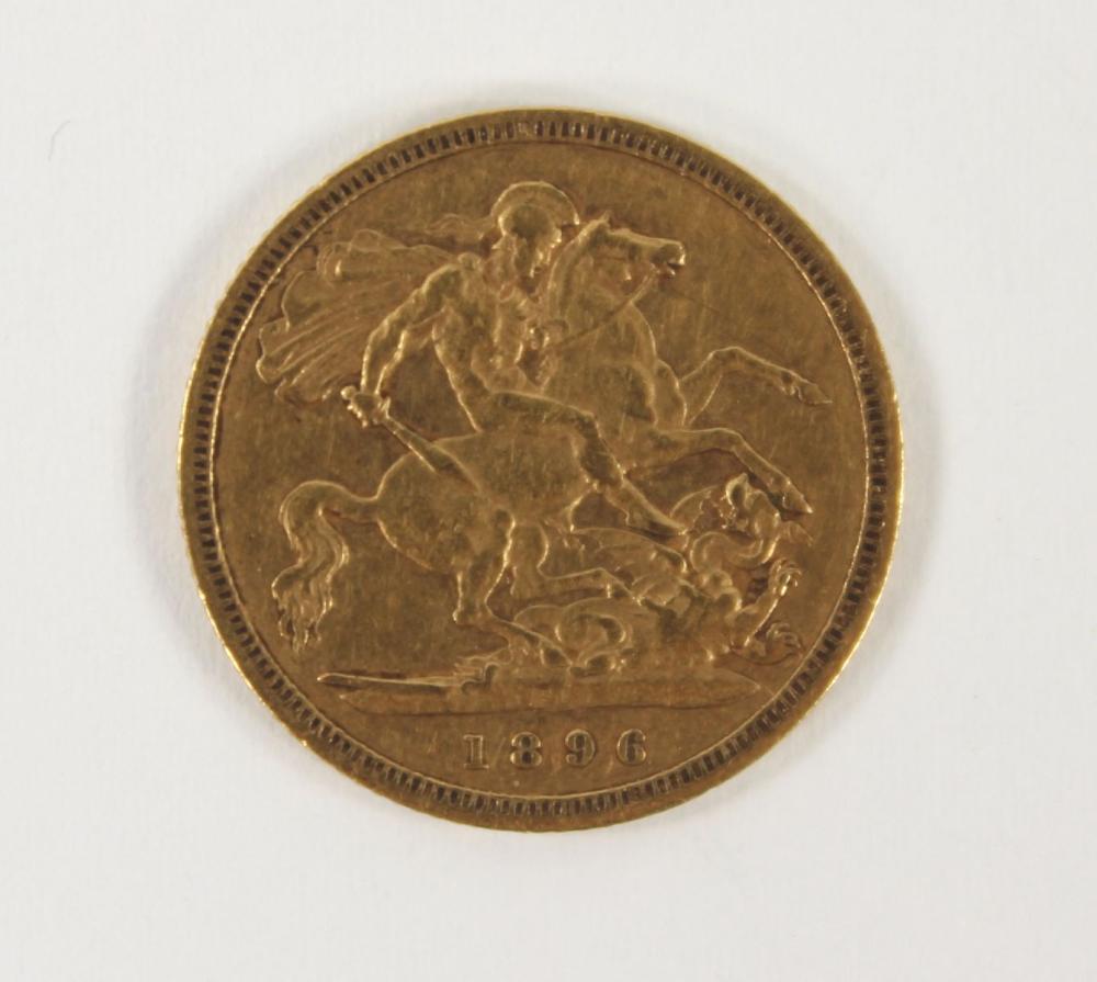 Australia 1896 M Half Sover... image