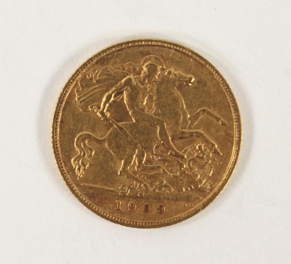 Australia 1909 M Half Sover... image