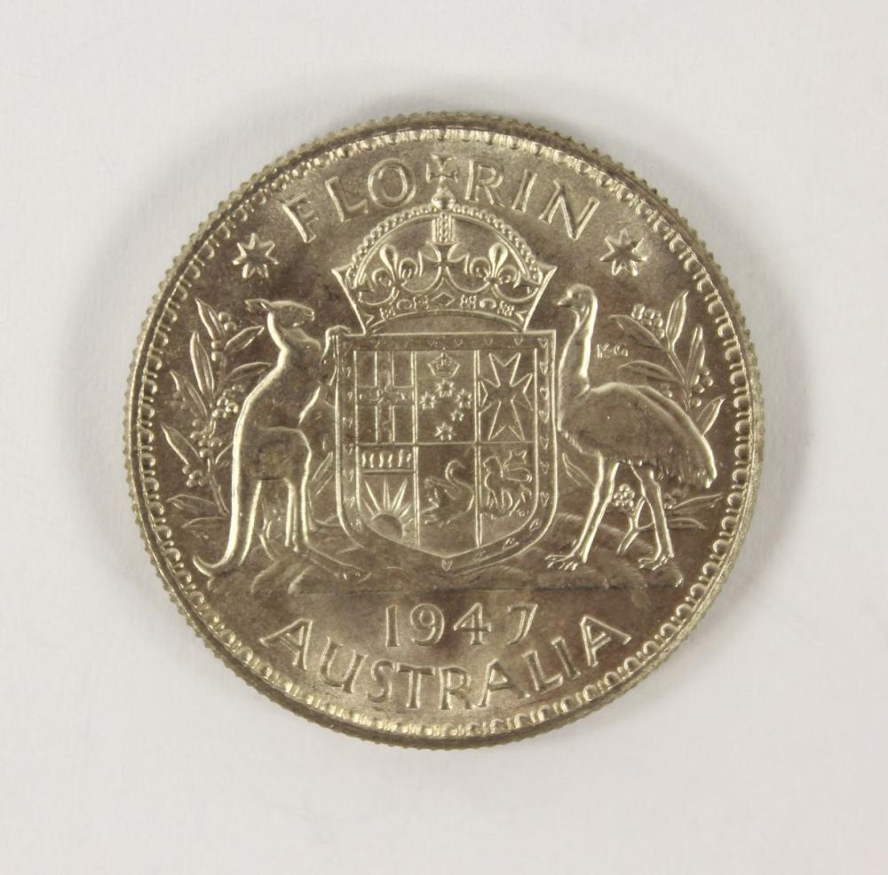 Australia 1947 Florin, Choi... image