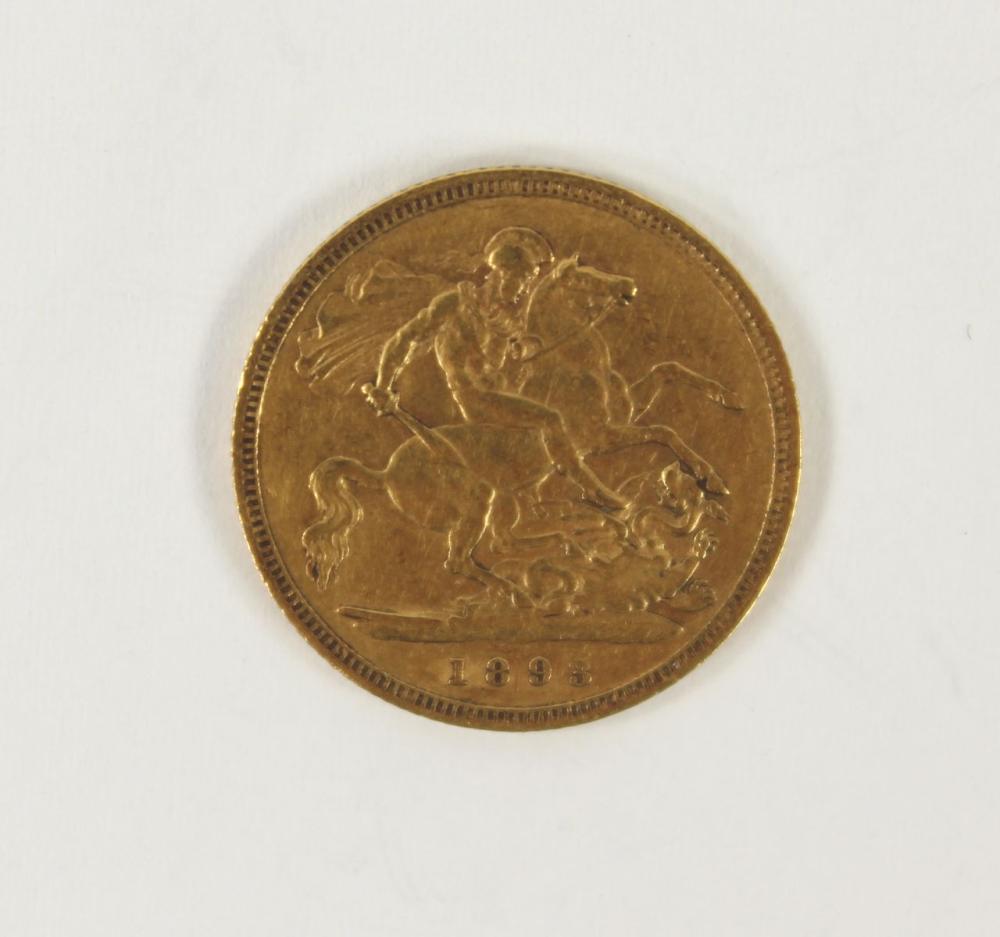 Great Britain 1893 Half Sov... image