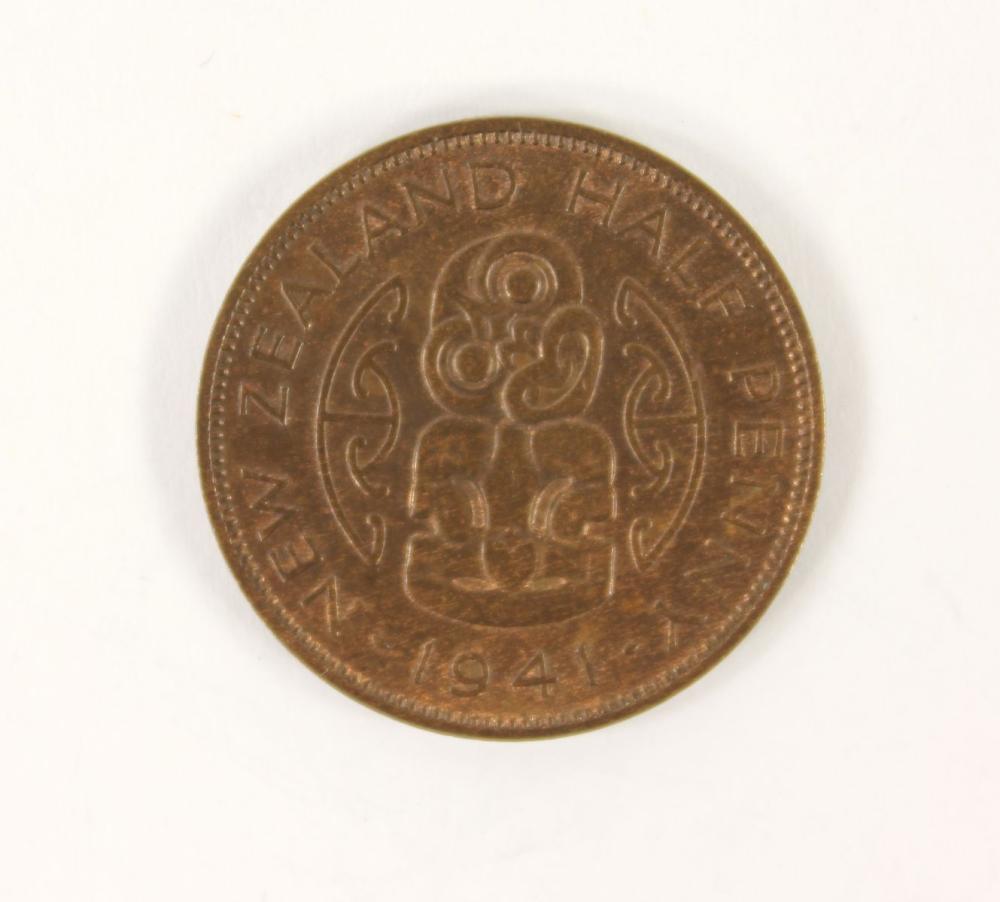 New Zealand 1941 Halfpenny,... image