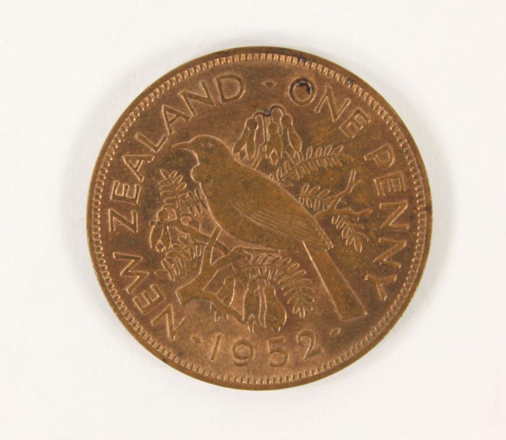 New Zealand 1952 Penny, Cho... image