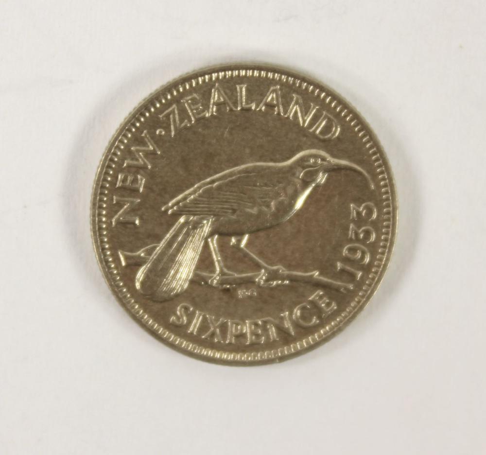 New Zealand 1933 Silver (50... image