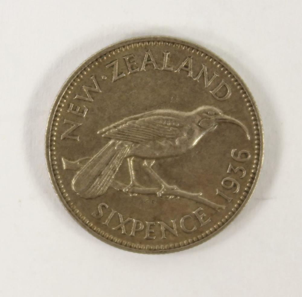 New Zealand 1936 Silver (50... image