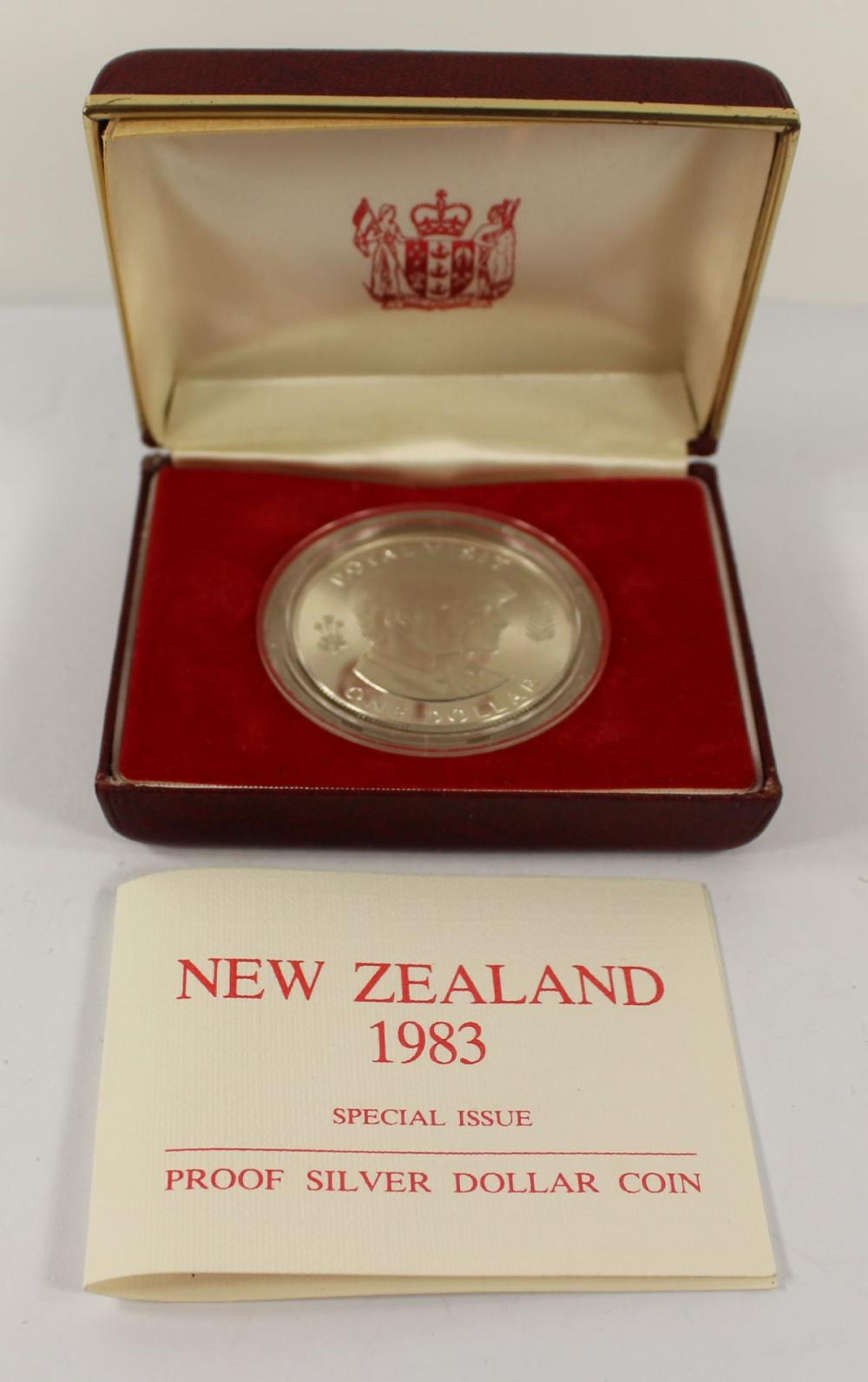 New Zealand 1983 Proof Silv... image