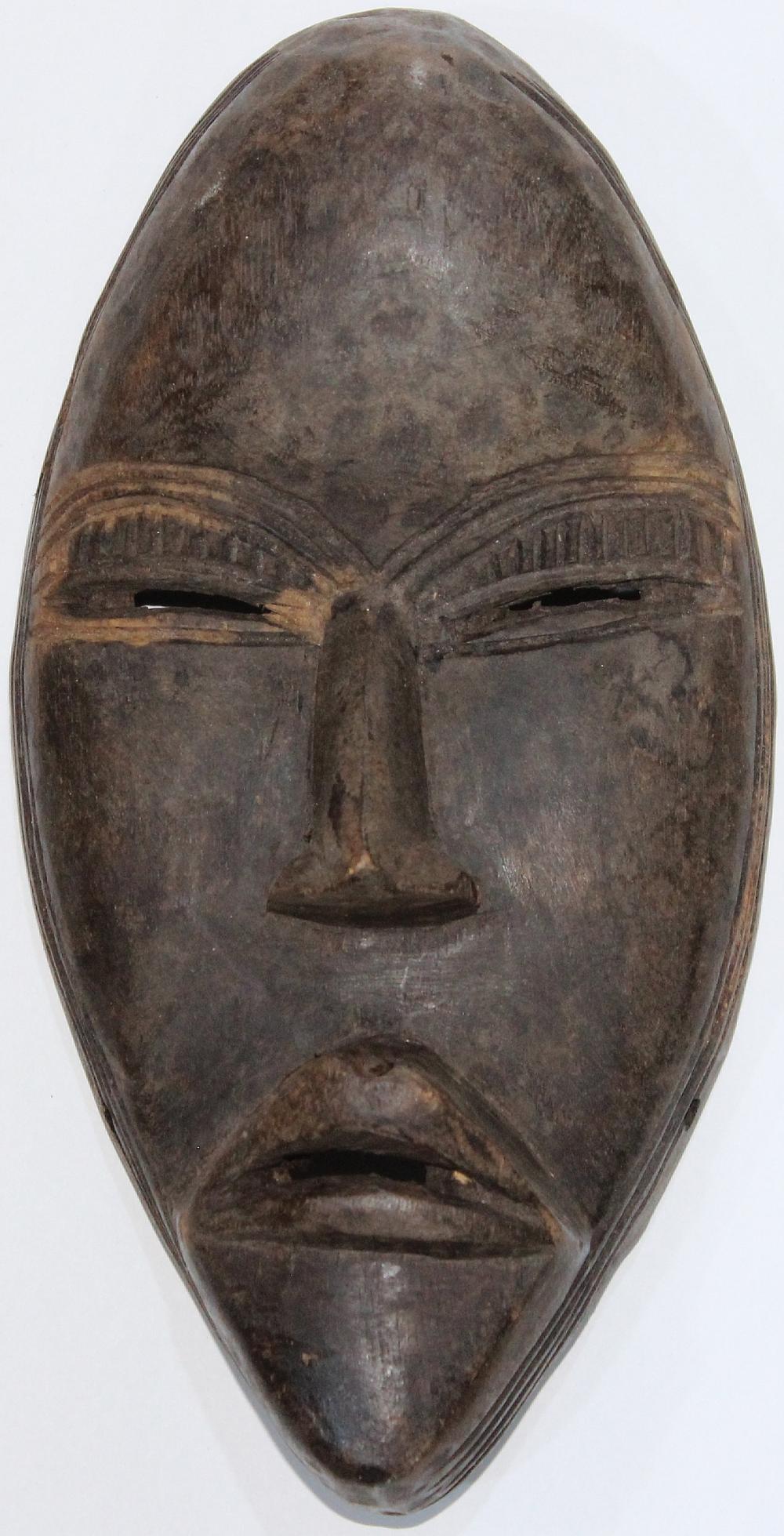 Tribal African Mask in ebon... image