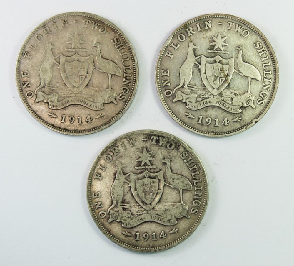 Australia. 1914 H Florin, V... image