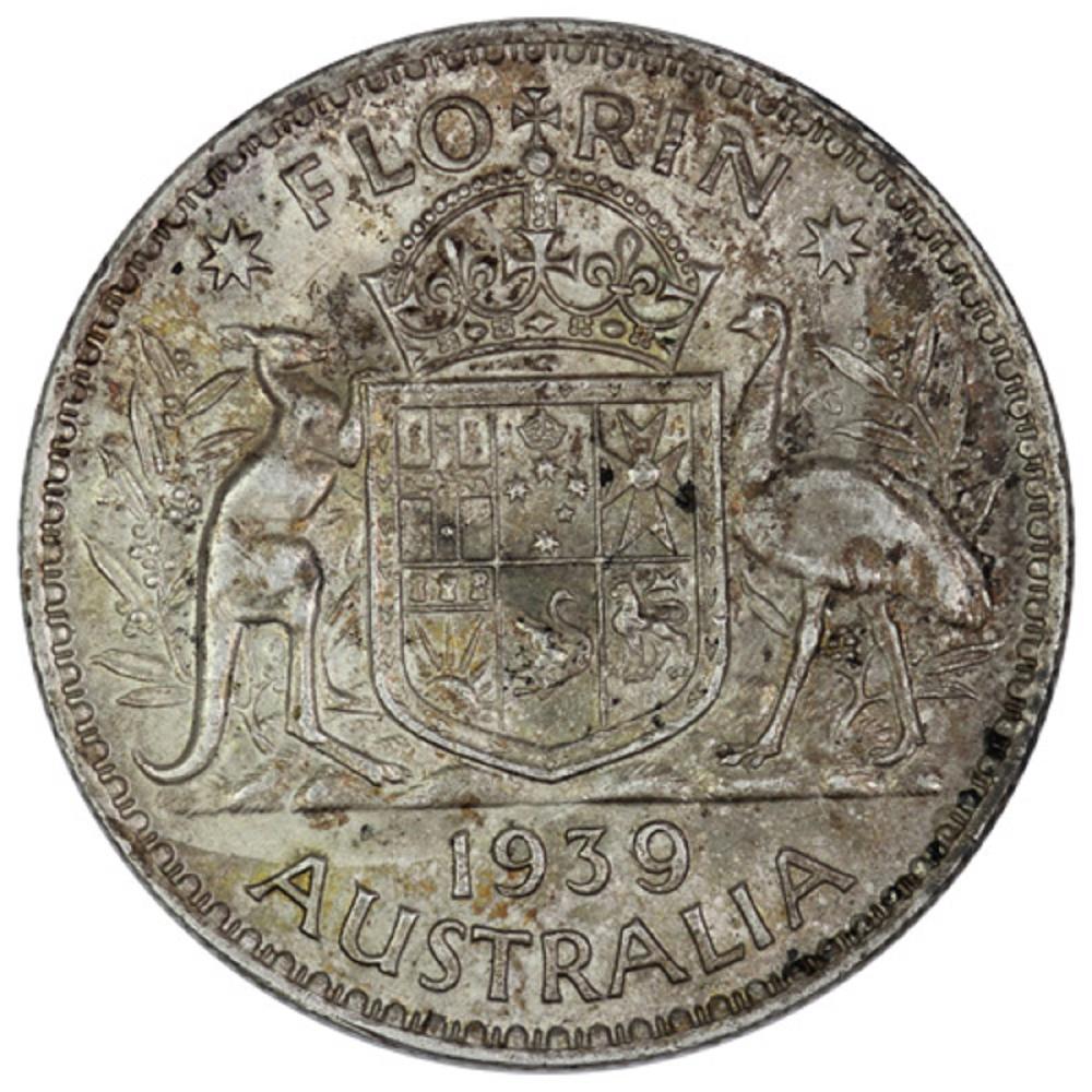 Australia. 1939 Florin, abo... image