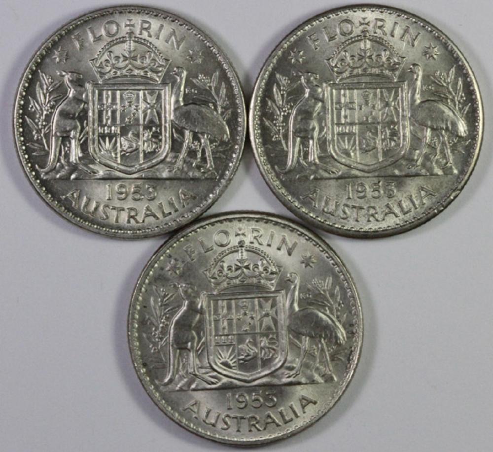 Australia. 1953 Florin, Cho... image