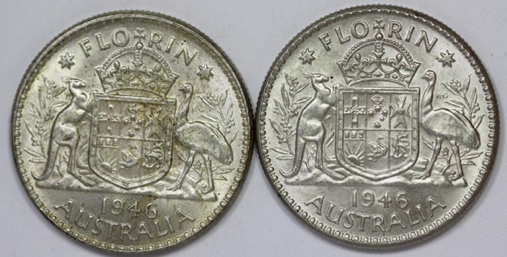 Australia. 1946 Florin, Cho... image