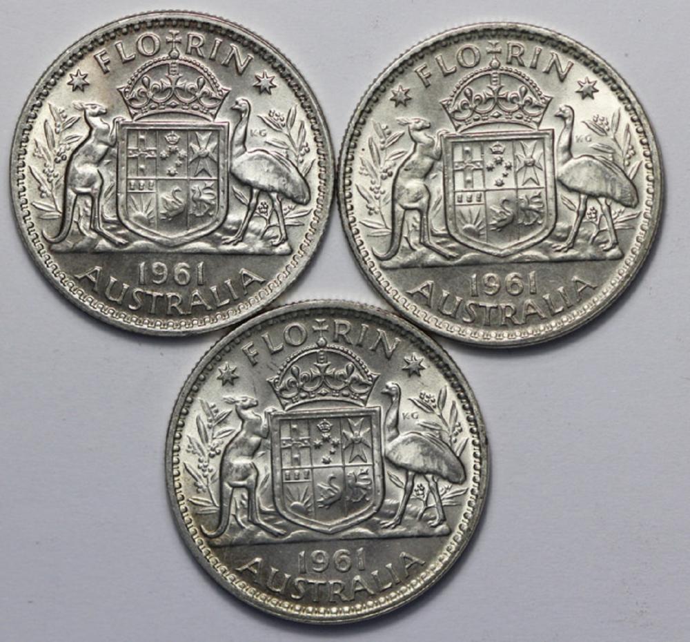 Australia. 1961 Florin, Lus... image