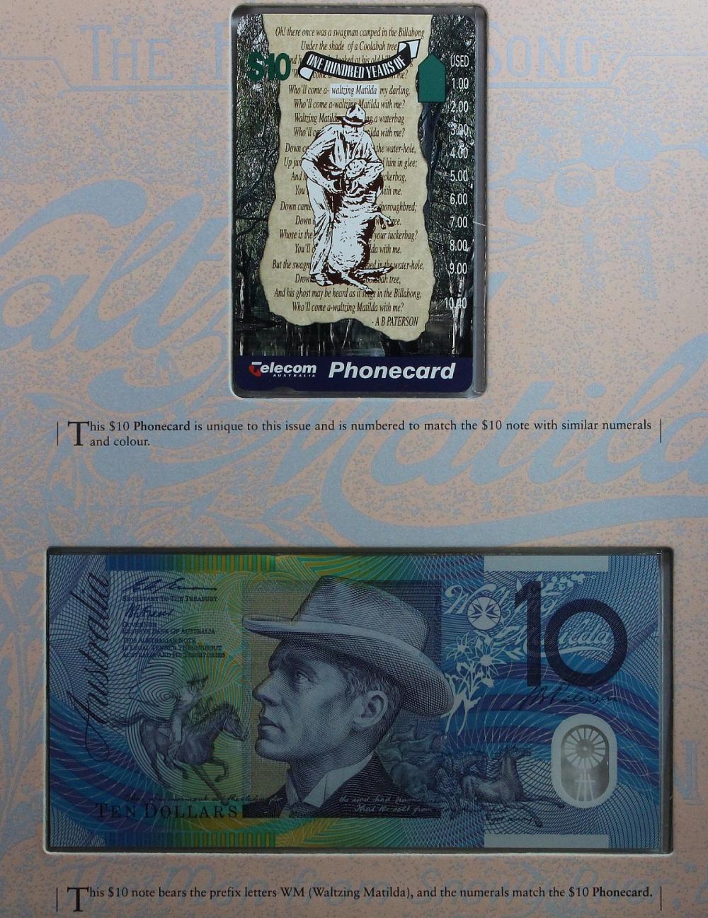 Australia. 1995 $10 Waltzin... image