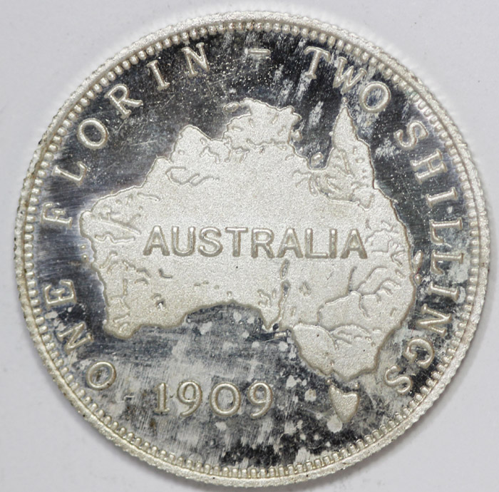 Australia 1909 Florin Rever... image