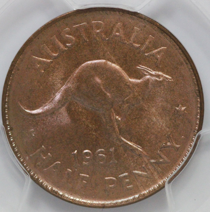 Australia 1961 Halfpenny, P... image