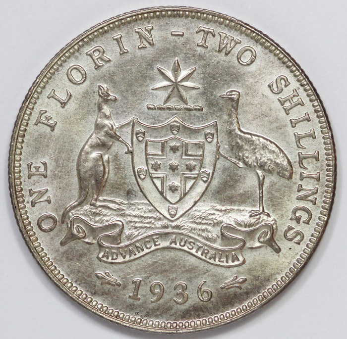 Australia 1936 Florin, Choi... image