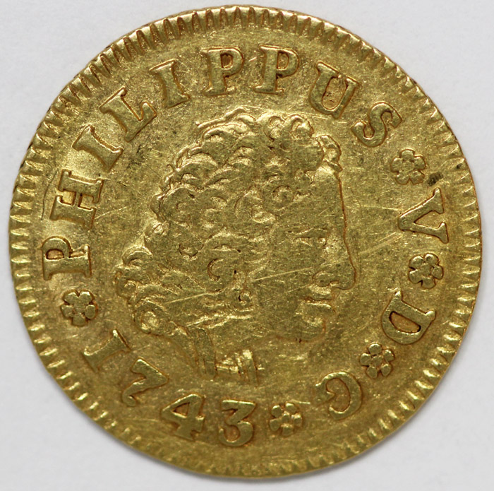 Spain 1743 JF Half Gold Esc... image