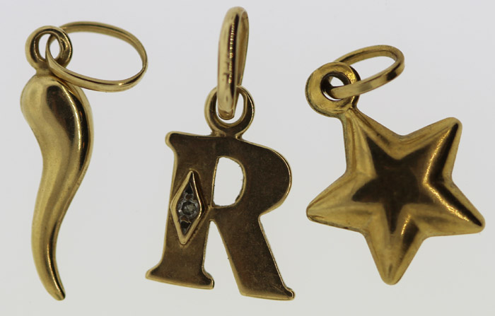 9ct Gold Charms (3 items) image