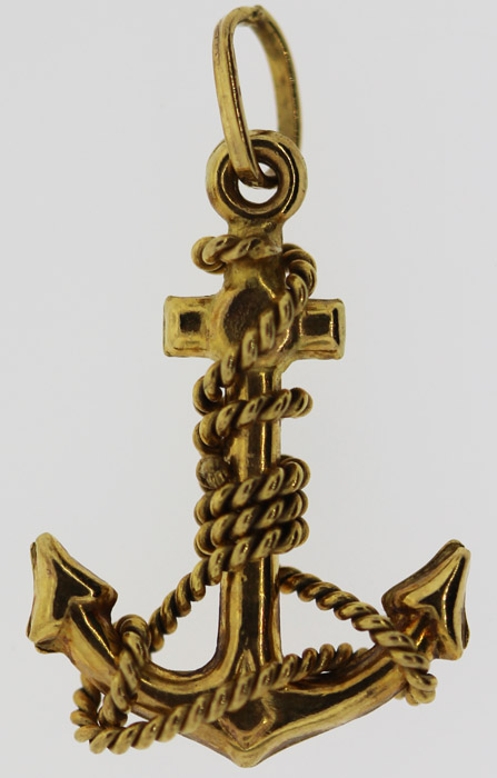 Intricate 9ct Gold 'Anchor'... image