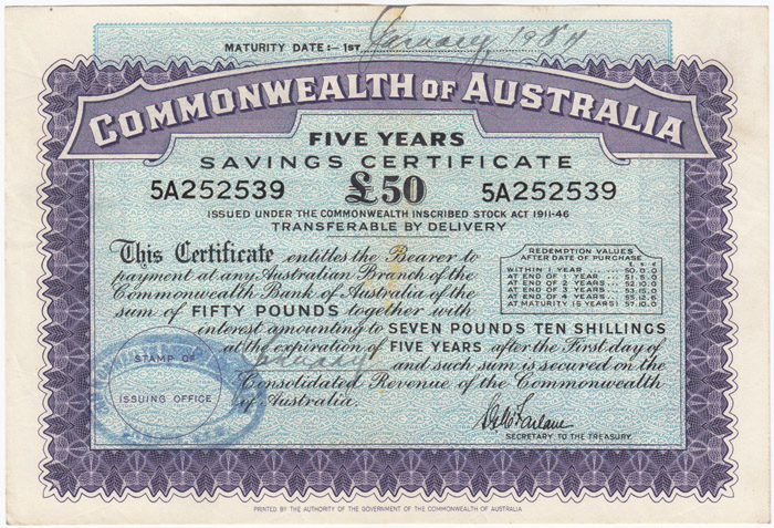 Australia. 'Commonwealth' £... image