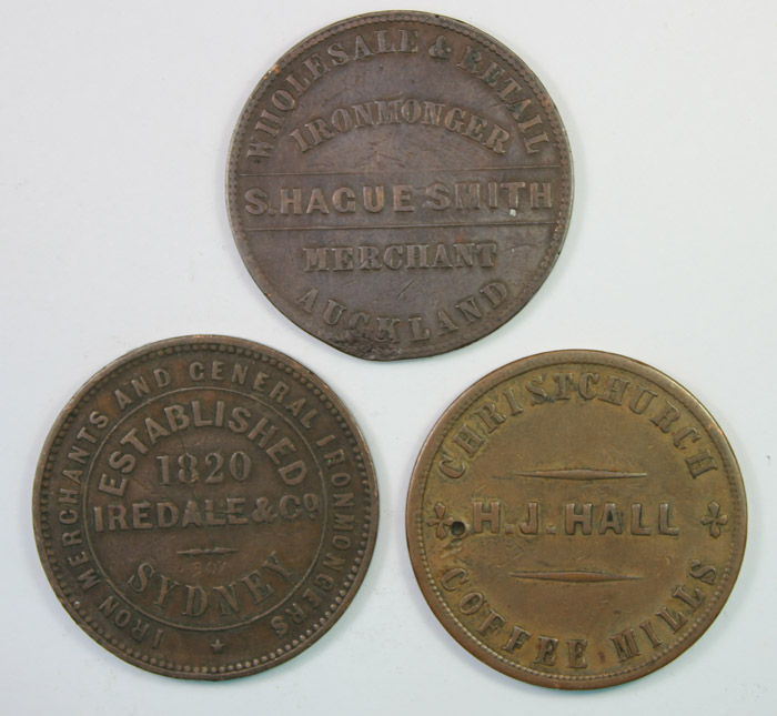 Australasian Penny Tokens. ... image