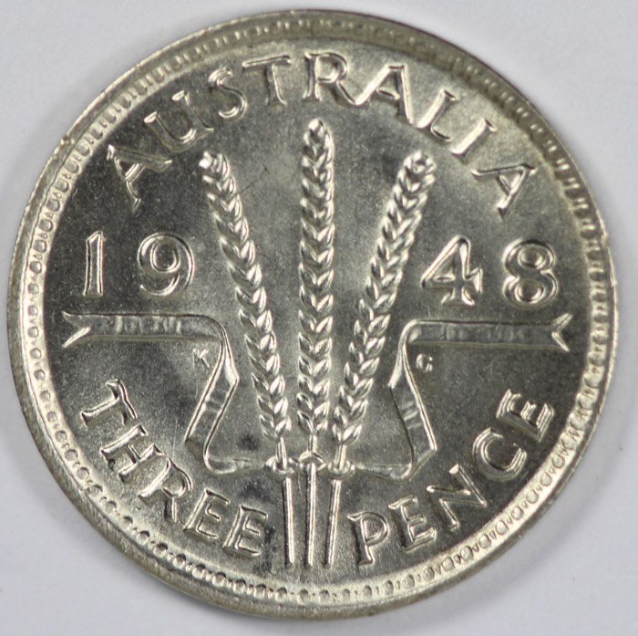 Australia 1948 Threepence, ... image