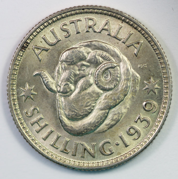 Australia 1939 Shilling, Ch... image