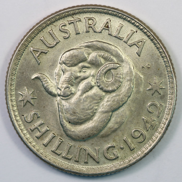 Australia 1942 Shilling, Un... image