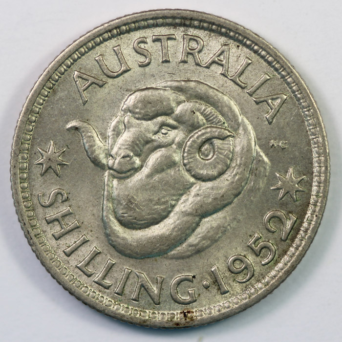 Australia 1952 Shilling, li... image