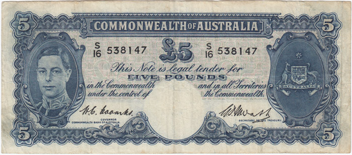 Australia 'Coombs - Watt' £... image