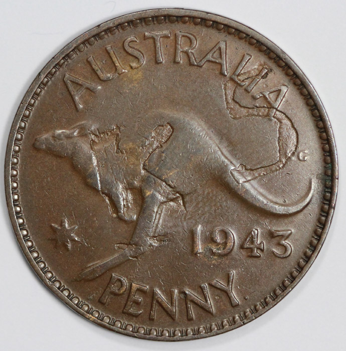 Australia 1943 Y. 'Mint Err... image