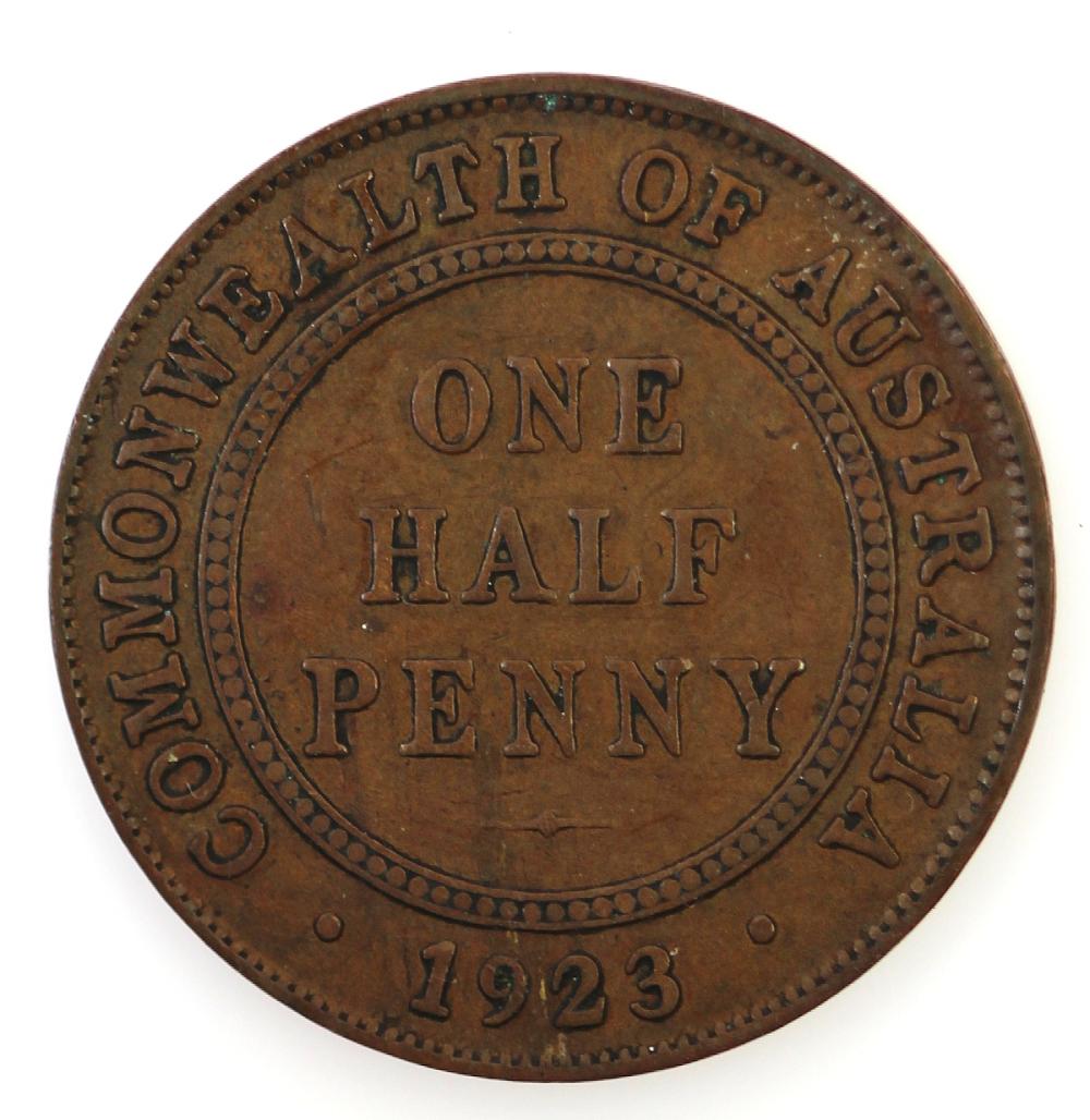 Australia. 1923 Halfpenny, ... image