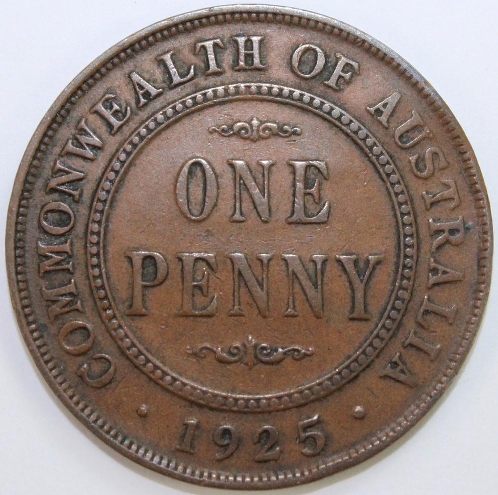 Australia. 1925 Penny, abou... image