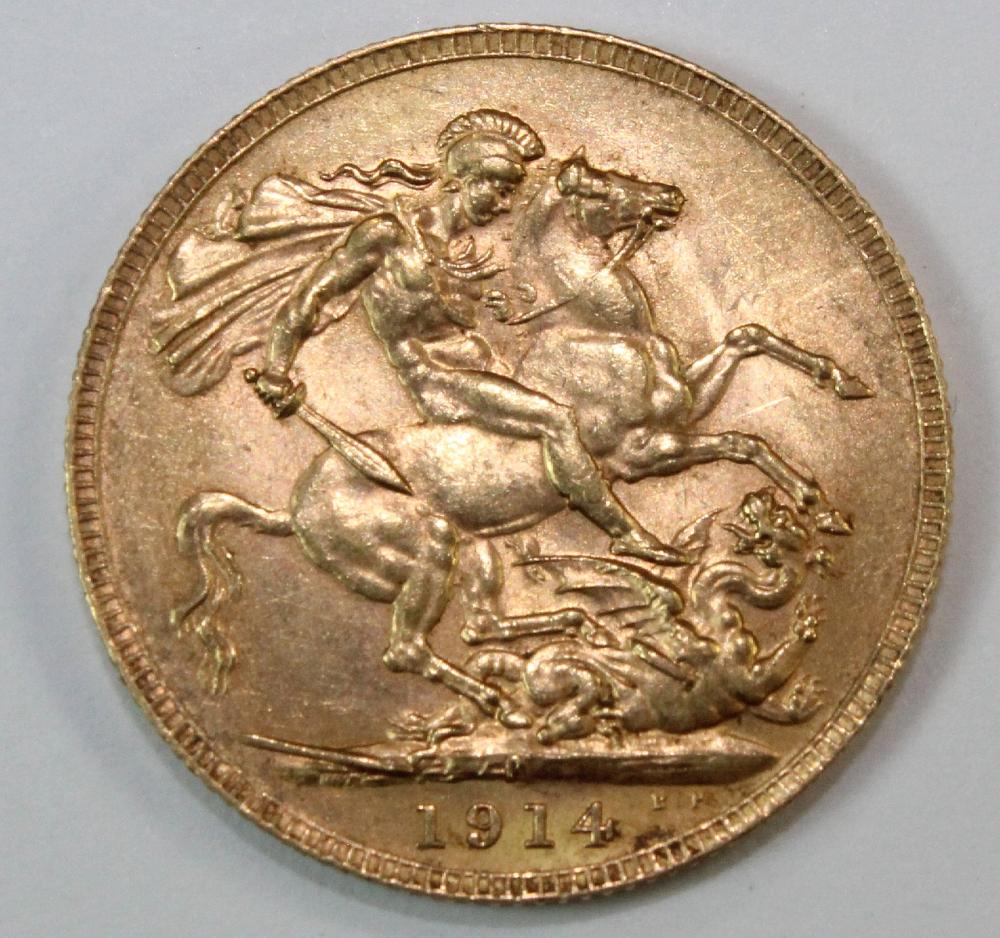 Australia. 1914 P Sovereign... image