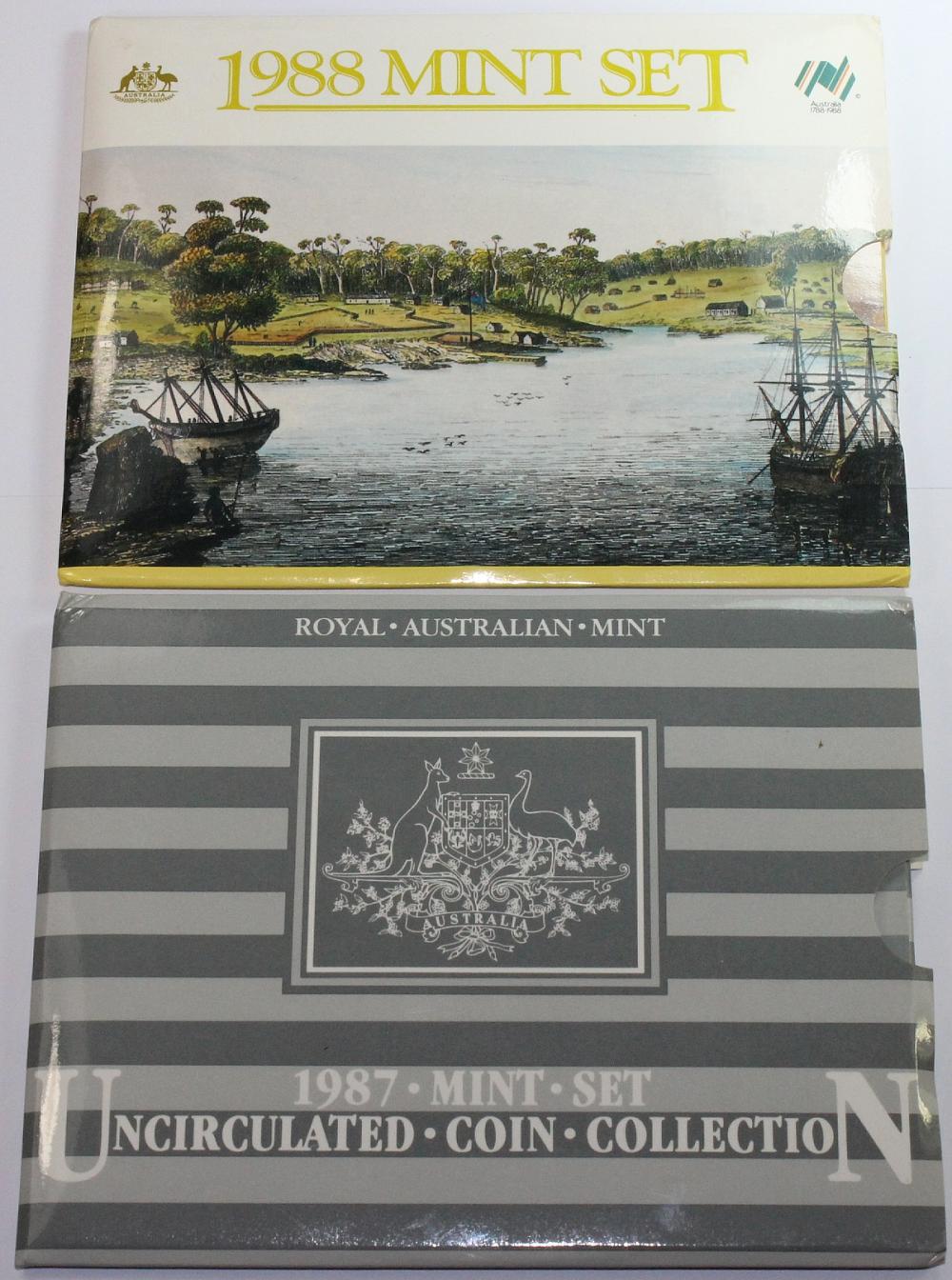 Australia. 1987 & 1988 Mint... image