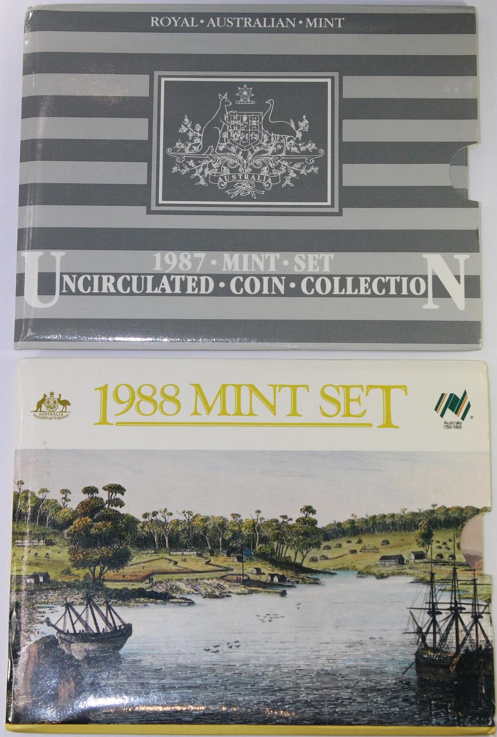 Australia. 1987 & 1988 Mint... image